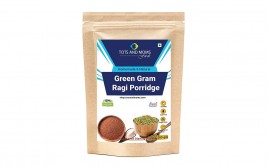 Tots And Moms Foods Green Gram Ragi Porridge   Pack  200 grams